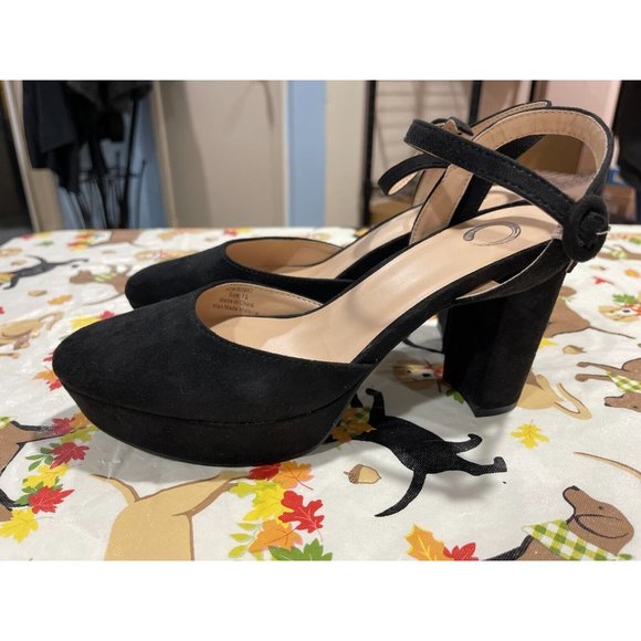 Journee Collection Shoes Journee Collection Womens Black Round Toe